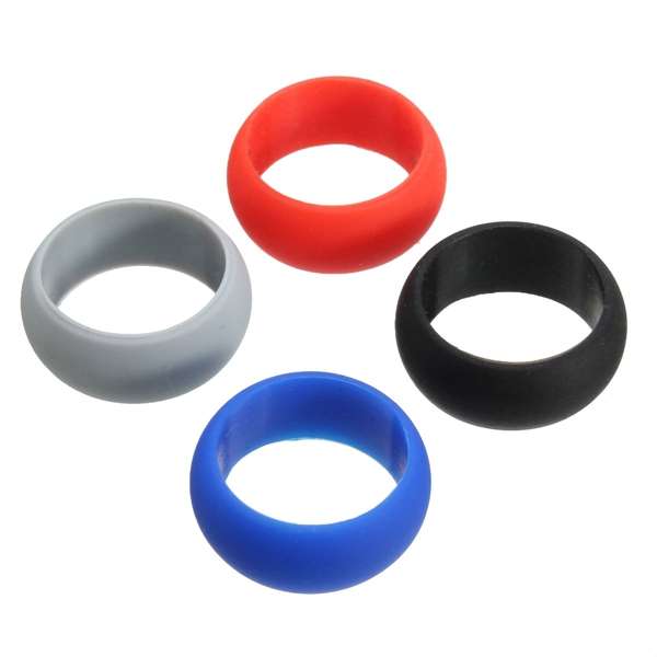Size 10 Rubber Silicone Soft Ring For Men