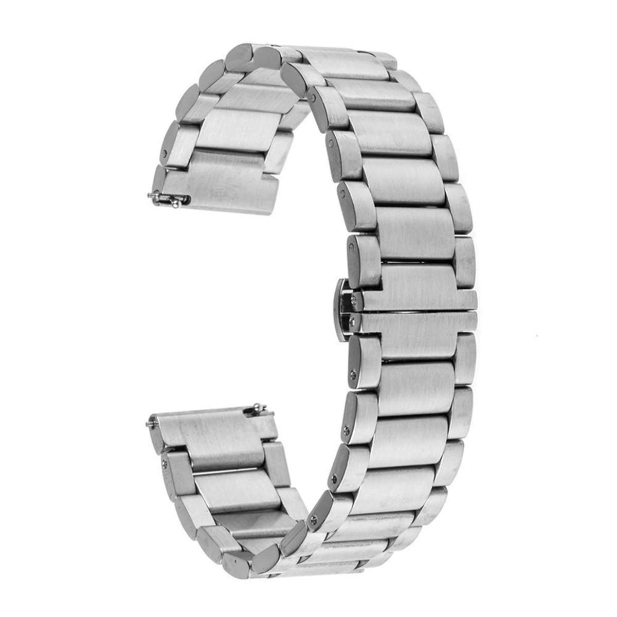 Replacement 22mm Stainless Steel Wrist Watch Band Strap for Samsung Gear S3 Classic/Frontier
