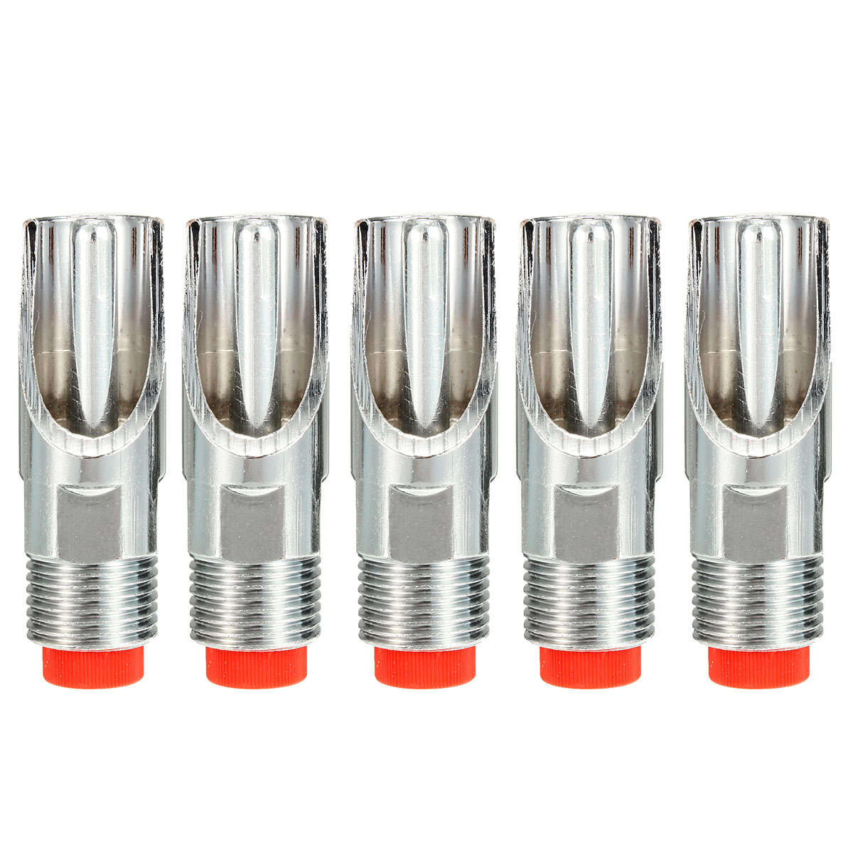 5Pcs 1/2 Inch Stainless Steel Pig Automatic Nipple Water Drinker Feeder Duck-Billed Waterer