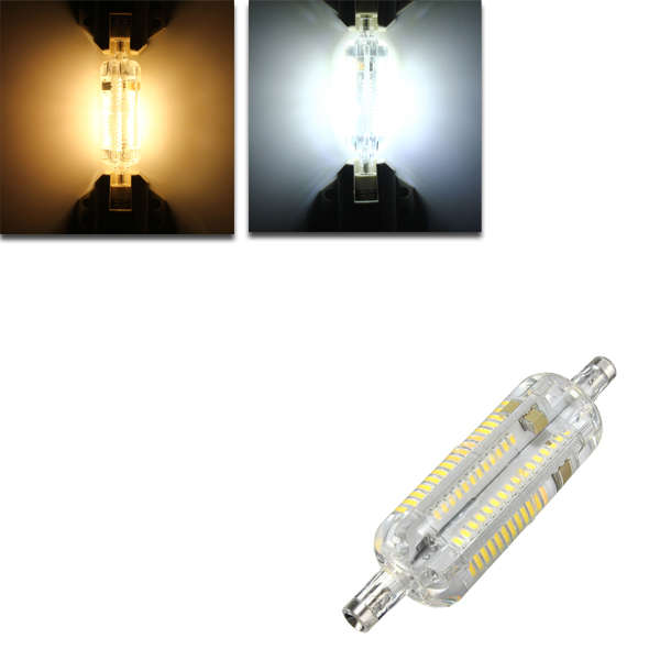 R7S 78mm 104 SMD 3014 5W LED Warm White White LED Light Lamp Bulb AC 220V