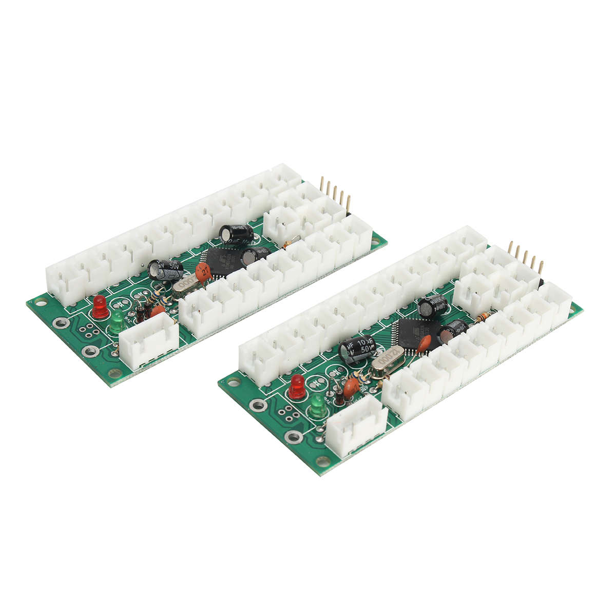 Arcade DIY Kit Parts USB Encoder to PC 5Pin Joystick 19 Chrome 5V LED Buttons