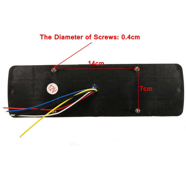 2x 12V LED Trailer Truck Rear Tail Brake Stop Turn Light Indicator Reverse Lamp