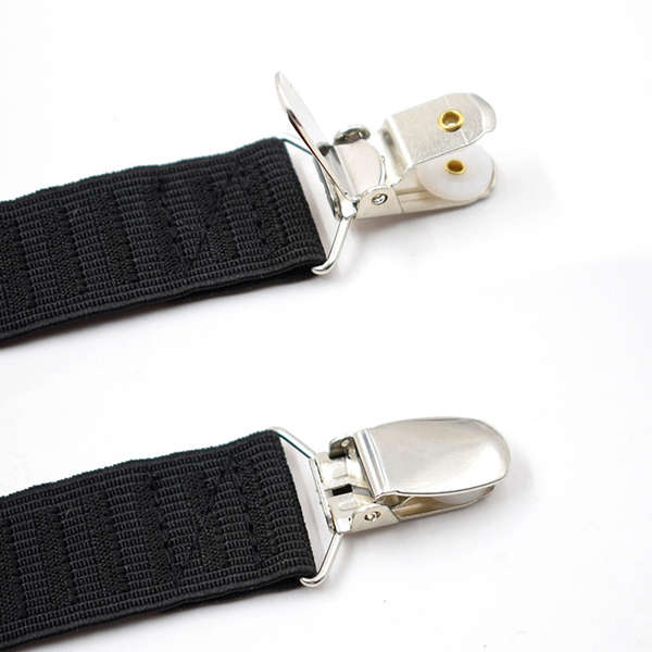 Mens Shirt Stays Holder Good Elastic Uniform Business Suspender Shirt Garter