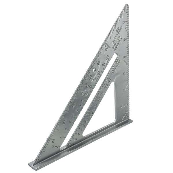Aluminum Alloy Speed Square Combination Triangle Metric Ruler Carpenter`s Protractor Miter Framing