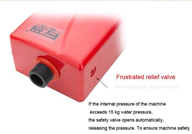 3000W Mini EU Elegant Instant Hot Water Heater Electric Indoor Tankless Water Heater for Bathroom