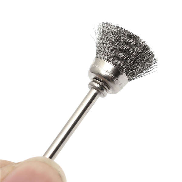 45pcs Steel Wire Wheel Brushes Set Dremel Accessories for Rotary Tools Grinding Brush