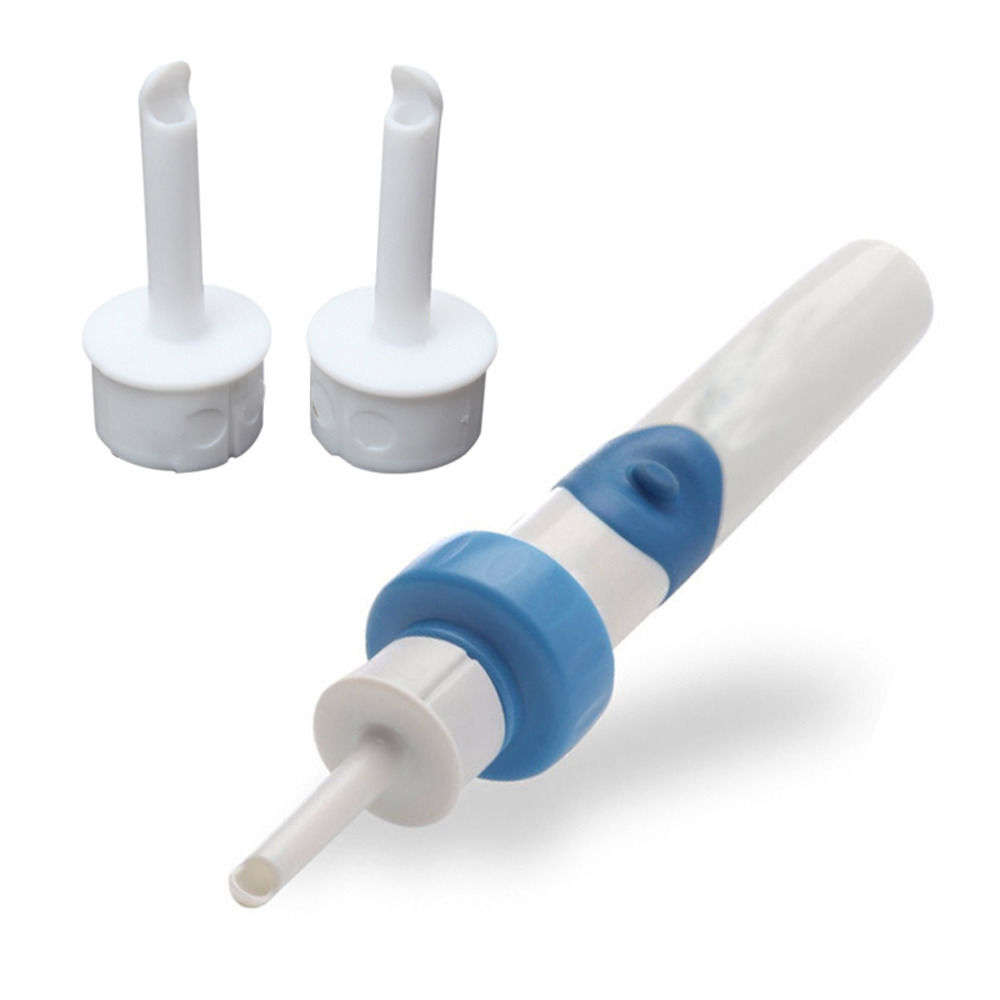 Electric Vacuum Ear Cleaner Ear Wax Safe Remover Vibration Removal Cleaning Painless Cordless Safety