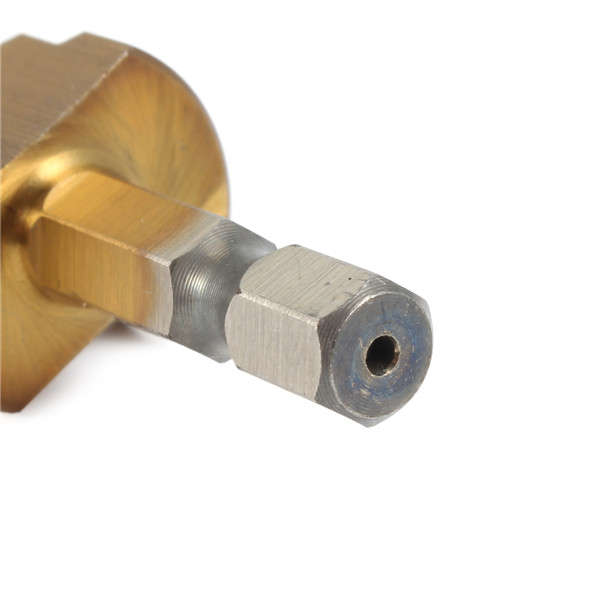 Doersupp 3Pcs 3-12m/4-12mm/4-20mm Step Drill Bits Titanium Coated Step Drill Bits Set