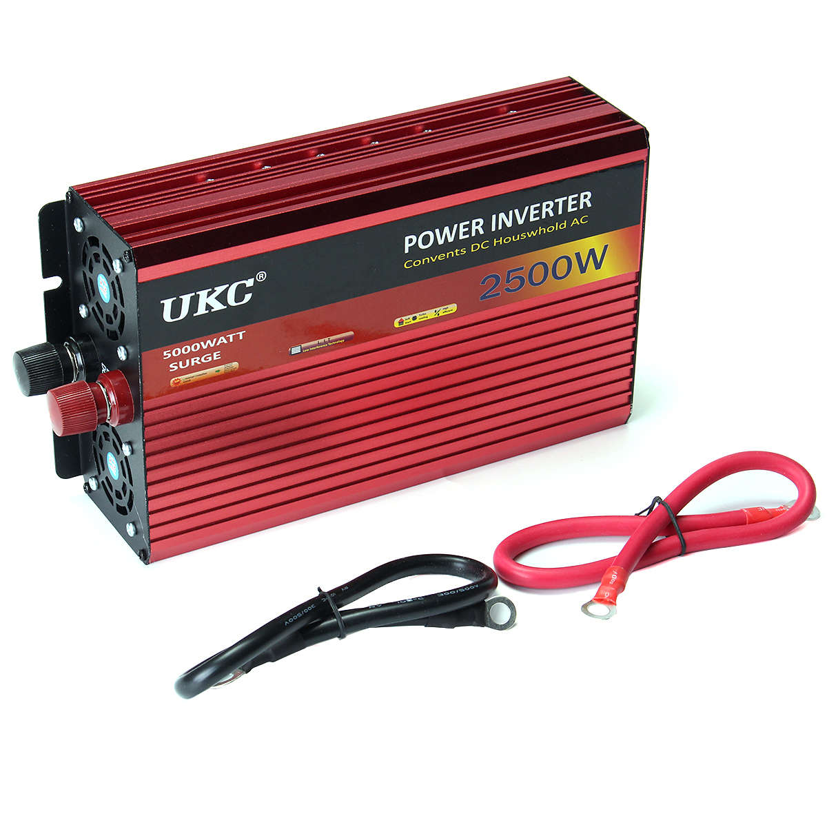 2500W Car Inverter DC 12V To AC 220V Power Converter Charger Modified Sine Ware