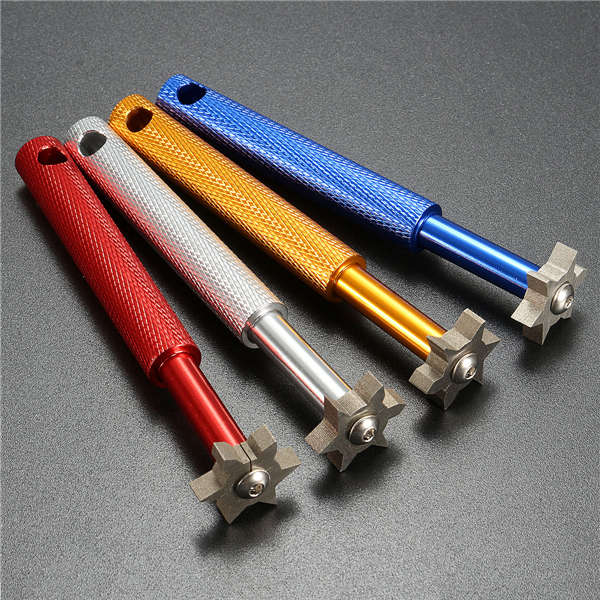Stainless Steel Iron Rod Groove Surface Cleaning Tool Sharpener  - 4 Colors