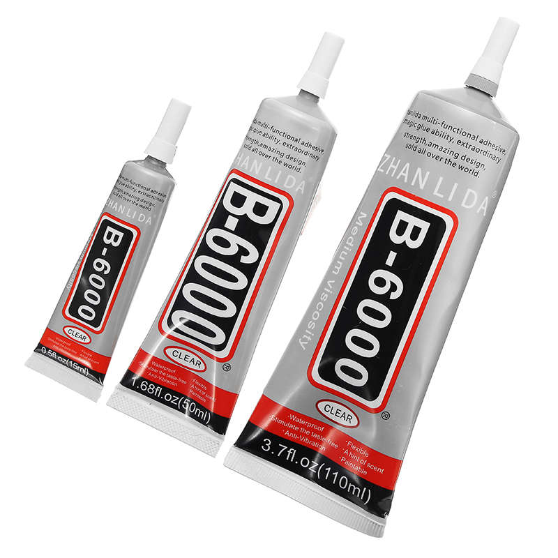 B6000 Glue Epoxy Resin Clear Adhesive Glass Phone Screen Repair DIY Crafts Jewelry 3 Sizes