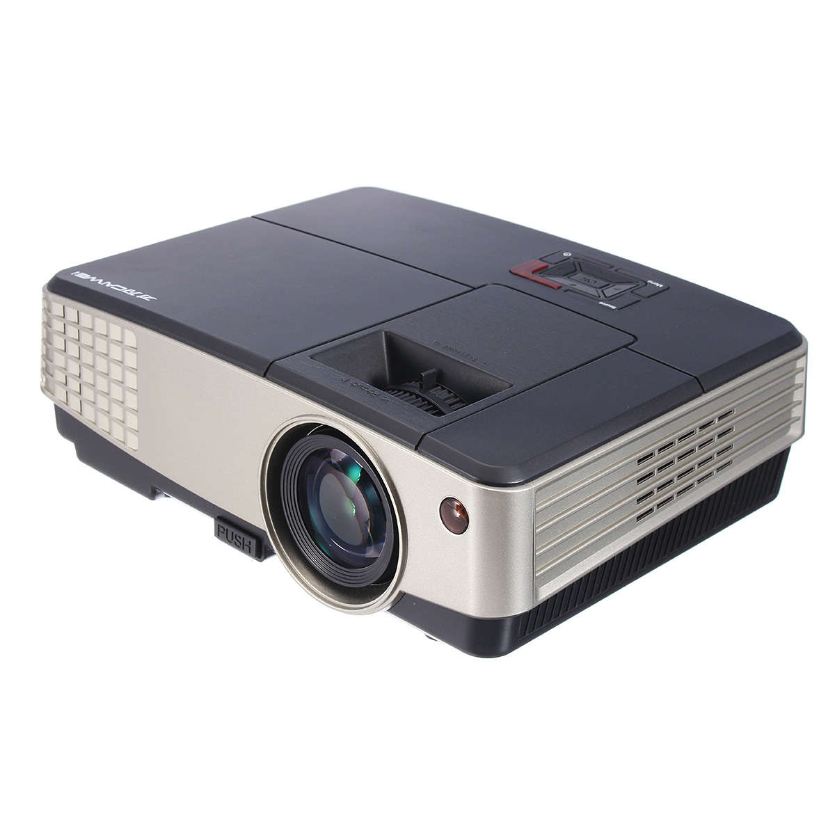 Android Wifi Mini LED Home Theater Projector Bluetooth Movie HDMI USB VGA 1080P