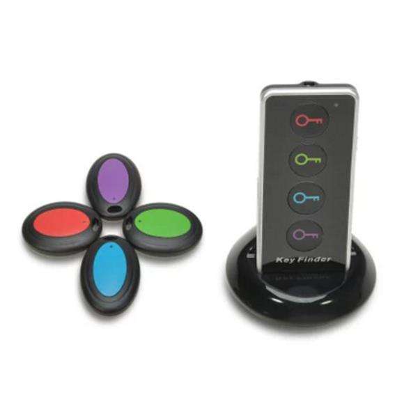 4 in 1 Wireless Key Finder Remote Locator Anti-Lost Alarm Locator Tracker Smart Finder