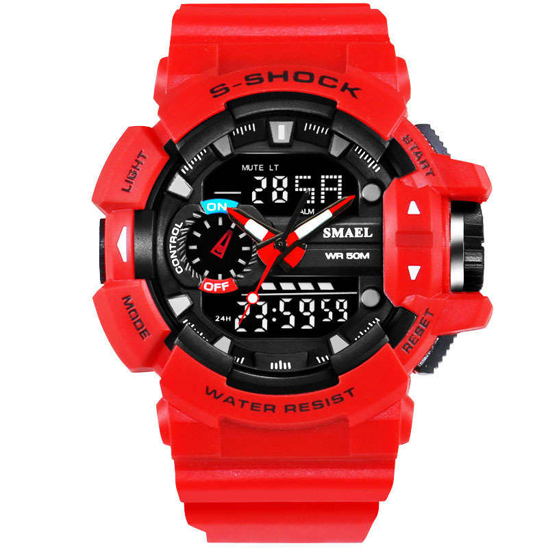 SMAEL 1436 Military Style LED Digital Watch Display Time Date Sport Wristwatch