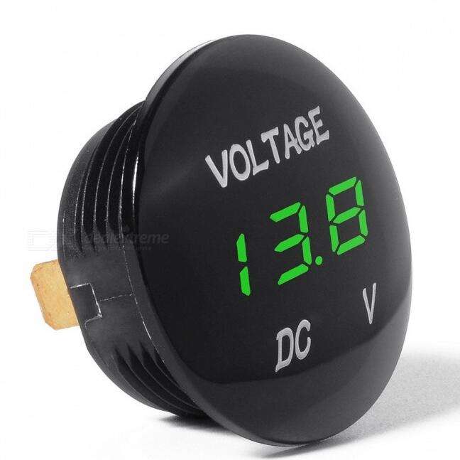 DC 12V-24V Universal Digital LED Display Voltmeter Voltage Meter for Car Motorcycle Auto Truck
