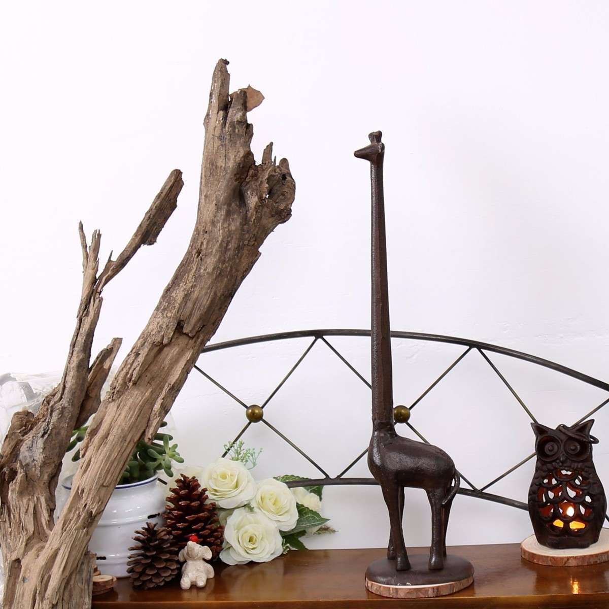 Metal Standing Metal Giraffe Toilet Paper Tissue Dispenser Storage Holder Toilet Paper Tissue