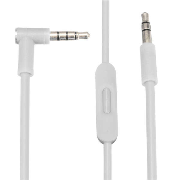 V2 3.5mm Jack Remote Mic Control Talk Cable Lead Wire For Solo HD MIC Beats By Dr Dre