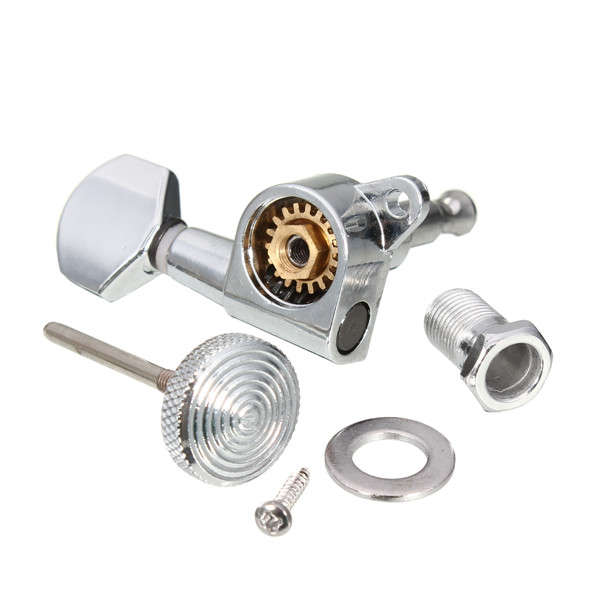 6Pcs Guitar String Tuning Pegs Locking Tuners Keys Machine Heads Set