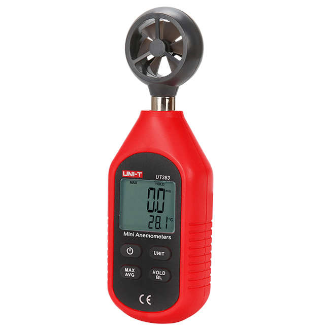UNI-T UT363 Mini Digital Wind Speed Meter Pocket Anemometer Speed Temperature Tester Thermometer