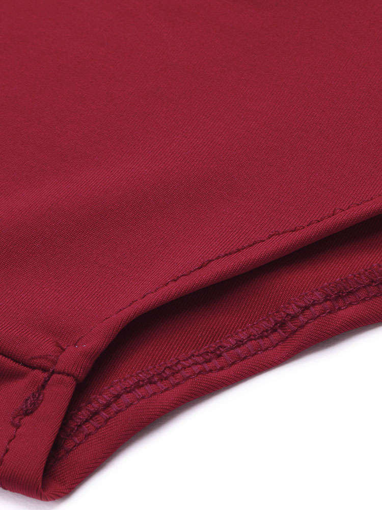 Women Sexy Strapless One Piece Swimwear High Elasticity Backless Swimsuit