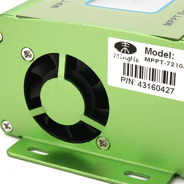 MPT-7210A Aluminum Alloy MPPT Solar Panel Charge Controller with LCD Display