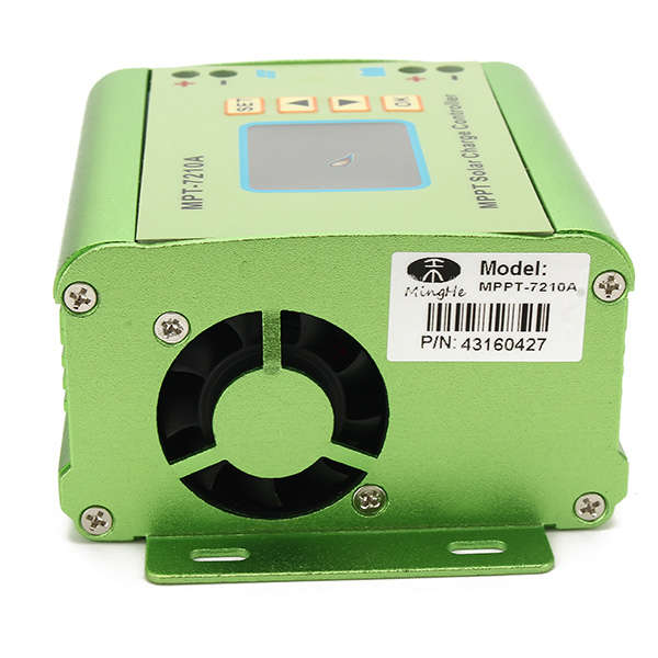 MPT-7210A Aluminum Alloy MPPT Solar Panel Charge Controller with LCD Display
