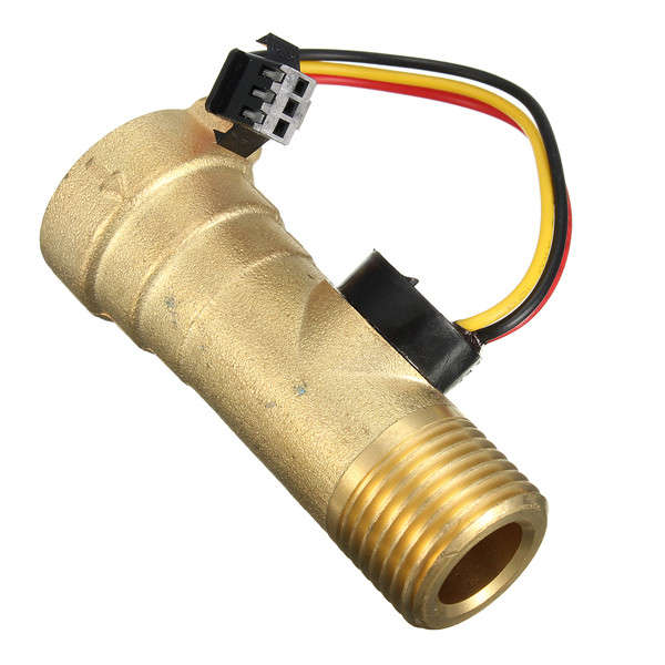 1/2inch Thread Hall Effect Water Flow Sensor Switch Flowmeter Meter