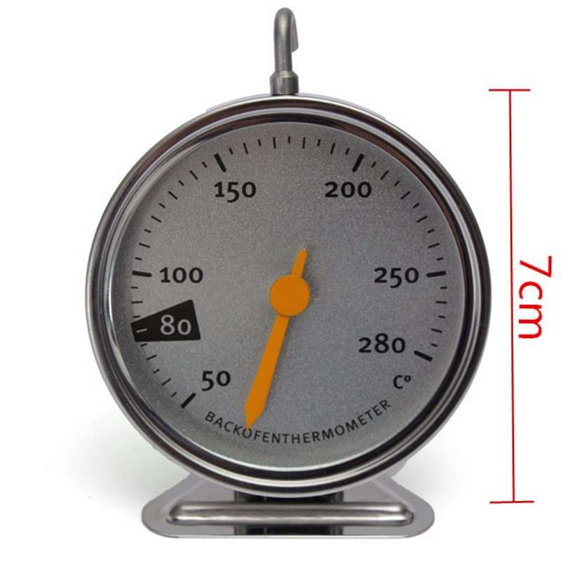 Hanging Stainless Steel Oven Cooker Thermometer Temperature Gauge Baking Cooking Tools