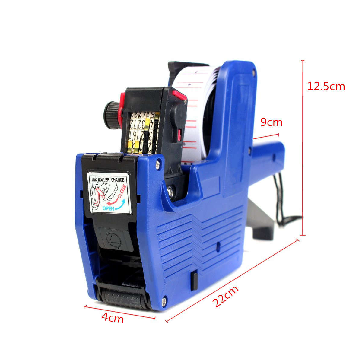 MX-5500 8 Digits Price Tag Labeler Supermarket Labeller Label Paper Ink Gun