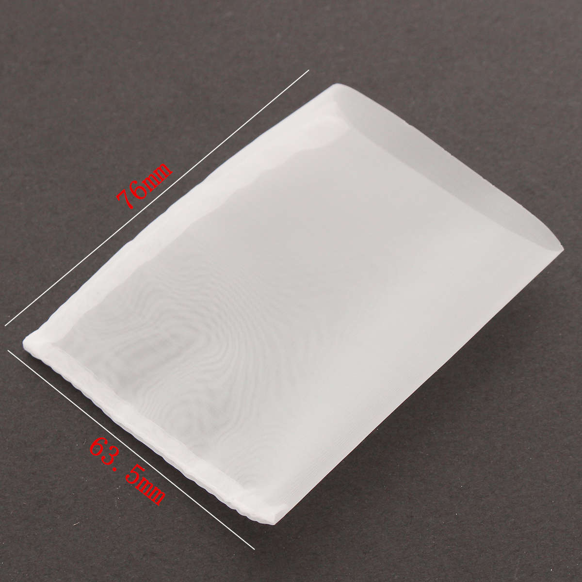 10pcs 90u Rosin Extraction Press Heat Filter Bags Nylon White 63.5 x 76mm