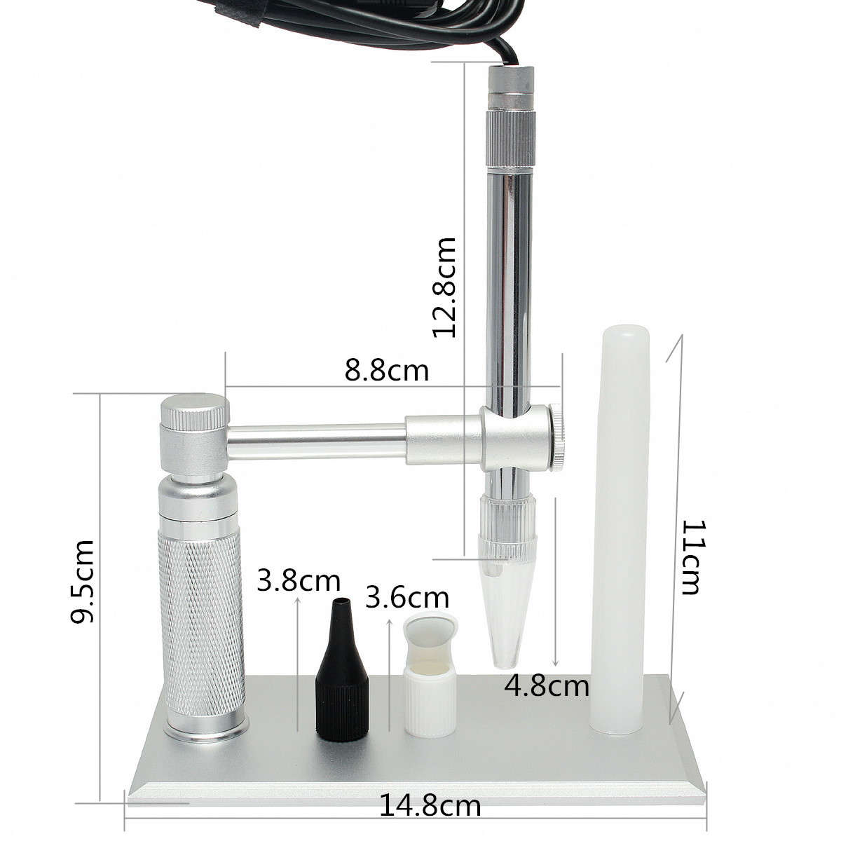 2MP USB2.0 Digital Microscope Portable Video Webcam Magnifier Cam with Stand