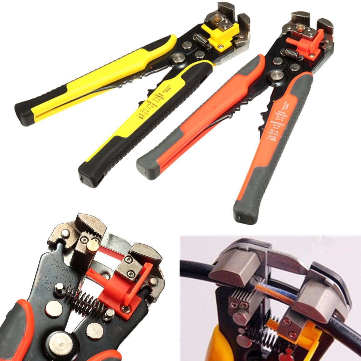 Adjustable Wire Cable Stripper Automatic Cutter Plier Electricians Crimping Tool *Free Shipping*