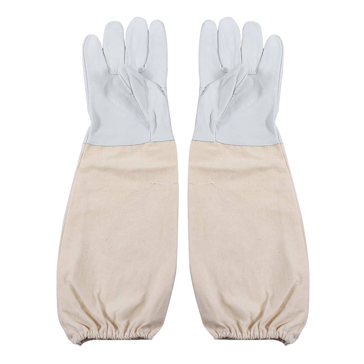 Professional Ventilated Full Body Beekeeping Bee Keeping Suit w/ Leather Gloves