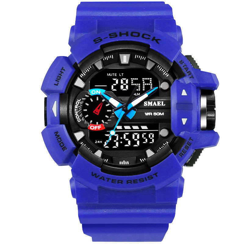 SMAEL 1436 Military Style LED Digital Watch Display Time Date Sport Wristwatch