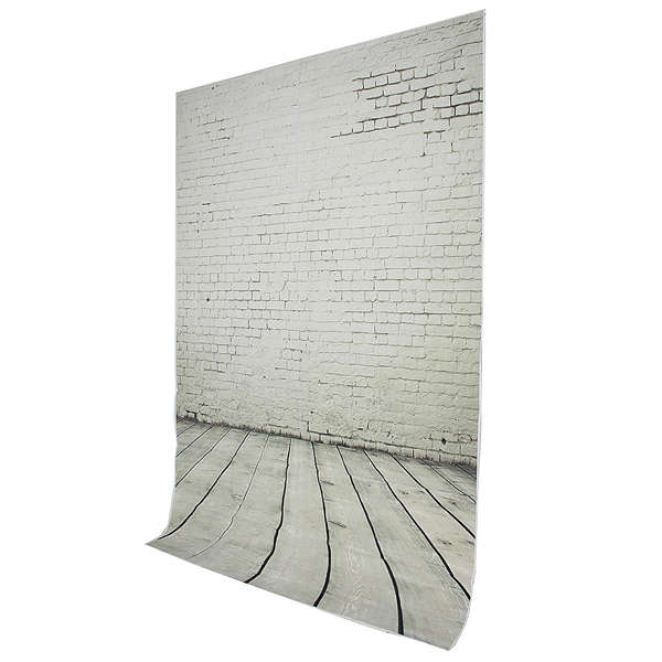 5X7ft Wall Wooden Floor Studio Seamless Vinyl Backdrops Photo Backgrounds Props