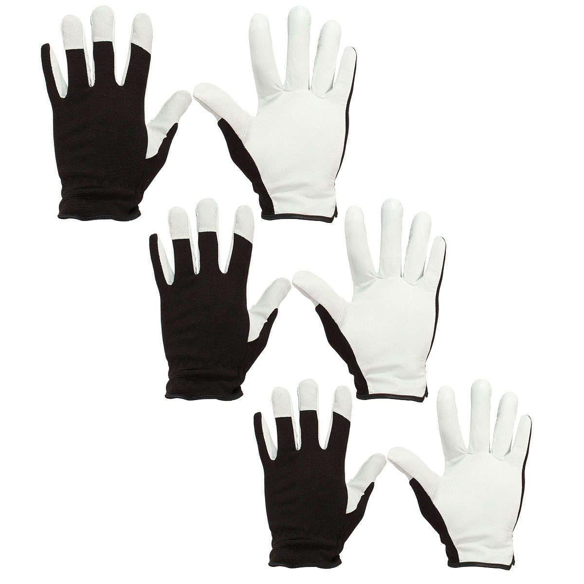 Pigskin Leather Working Gloves Coat Leather Gardening Gloves Mechanic Gloves M L XL for Work Sports