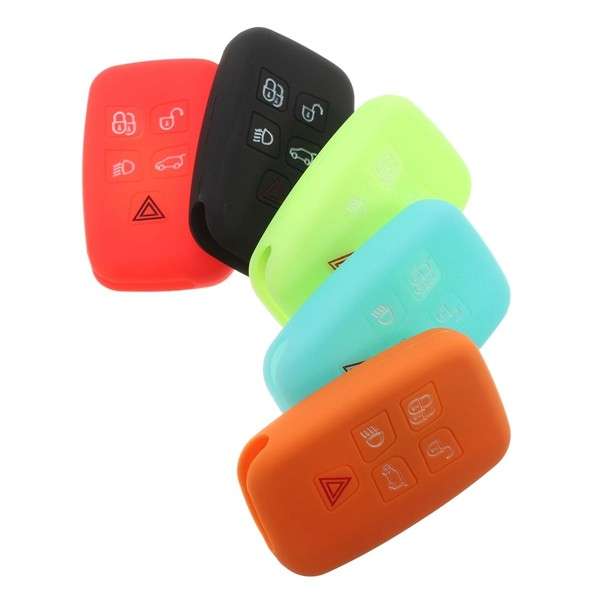 4 Remote Key Mix Color Purchase Silicone Cover Case Shell for Land Rover Discovery