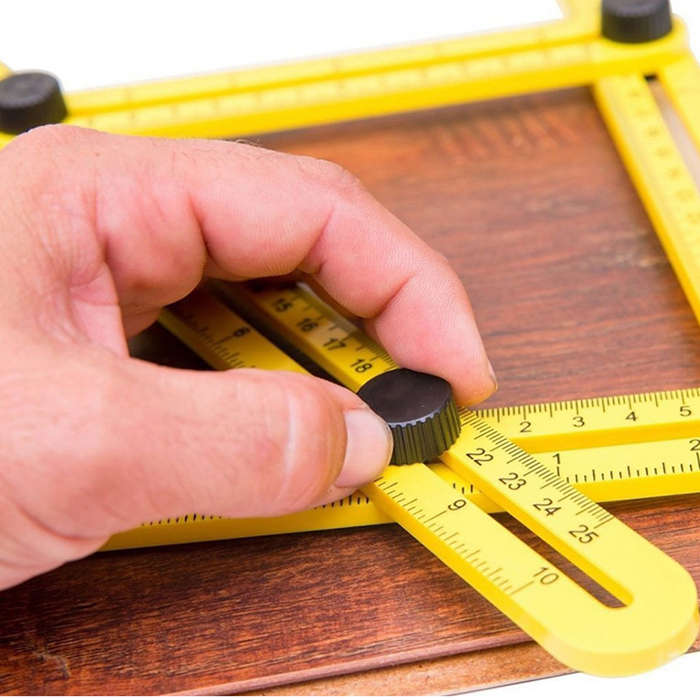 Professional Angle Template Tool Angle Measuring Tool Protractor Multi-Angle Ruler Layout Tool Ruler