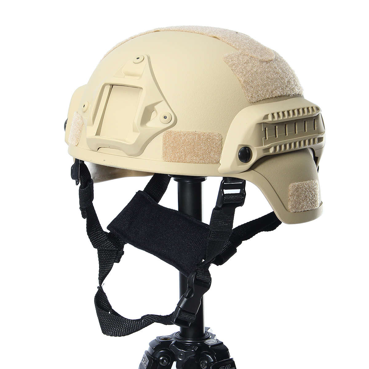 MICH 2000 Tactical Hunting Combat CS Helmet with Side Rail NVG Mount