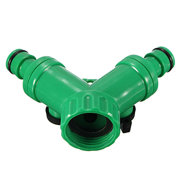 Screw Hose Pipe Splitter 2 way Connector Adaptor Garden Tool Quick