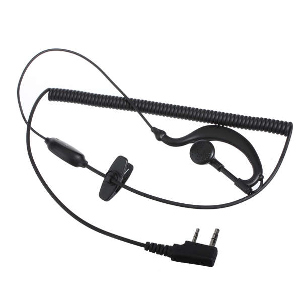 Mic Headset Ear hook Earphone For Radio Walkie Talkies