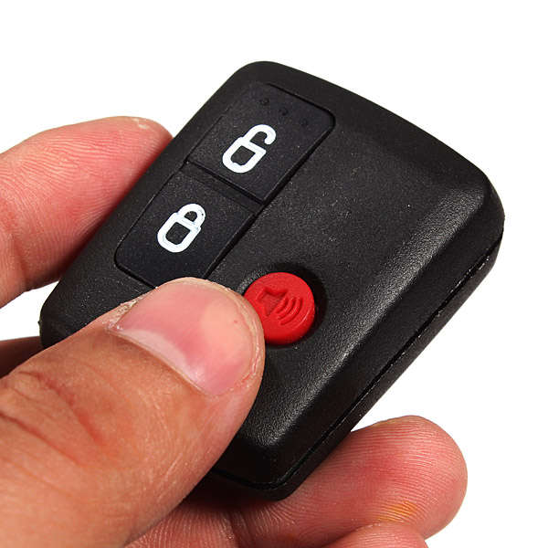 3 Buttons Black Remote Key Shell Case for Ford Territory Wagon