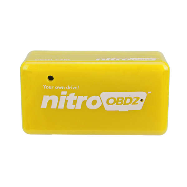 Nitro OBD2 Benzine Yellow Economy Chip Tuning Box Power Fuel Optimization Device