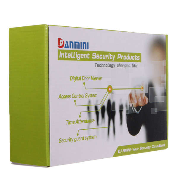 Time Recorder TFT Screen Clocking In Clock Machine Employee Attendance Check Fingerprint+Password Bu