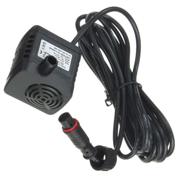 1.2W Solar Panel Power Water Pump Kit For Submersible Fountain Pond