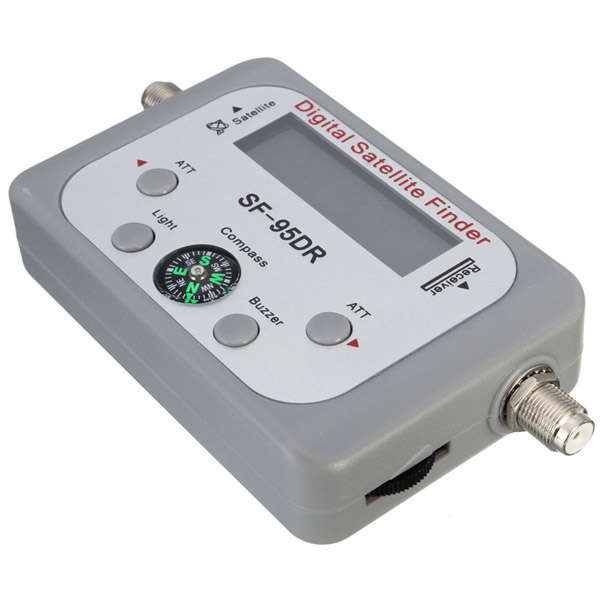SF-95DR Digital Satellite Signal Meter Finder Dish Network Directv FTA BUZZER with Compass