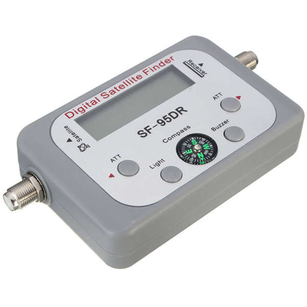 SF-95DR Digital Satellite Signal Meter Finder Dish Network Directv FTA BUZZER with Compass
