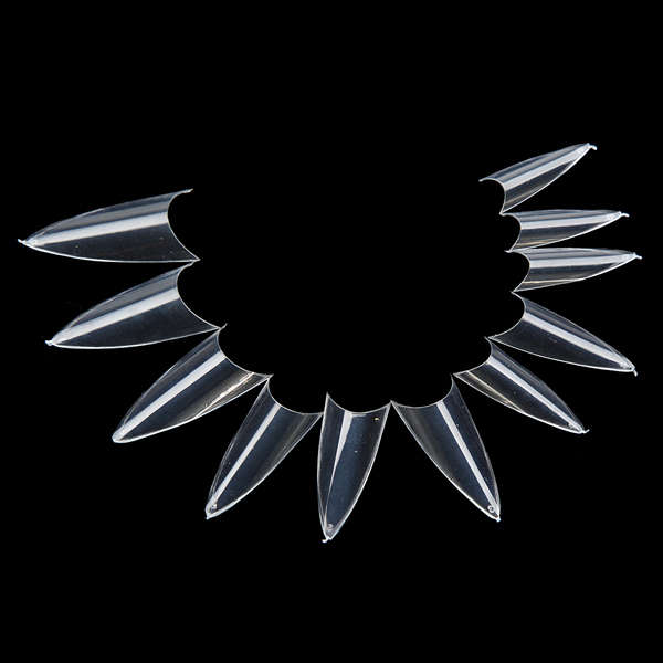 500pcs False Sharp Ending Stiletto Acrylic Nail Art Tips