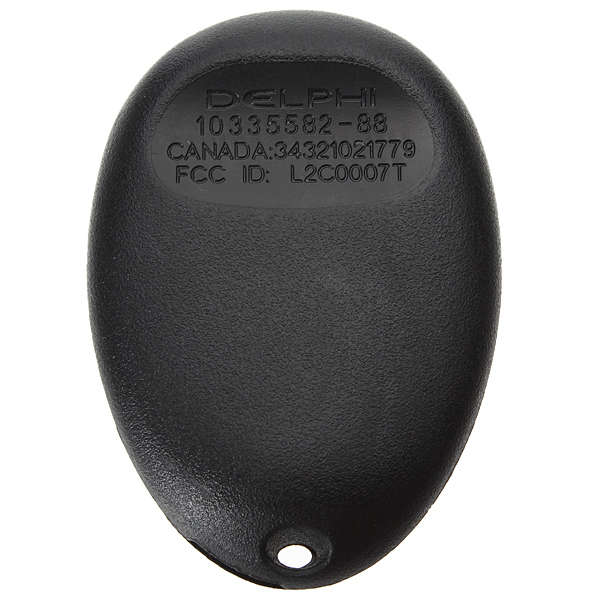 Chevrolet GMC Hummer Keyless Entry Remote Key Cover Shell