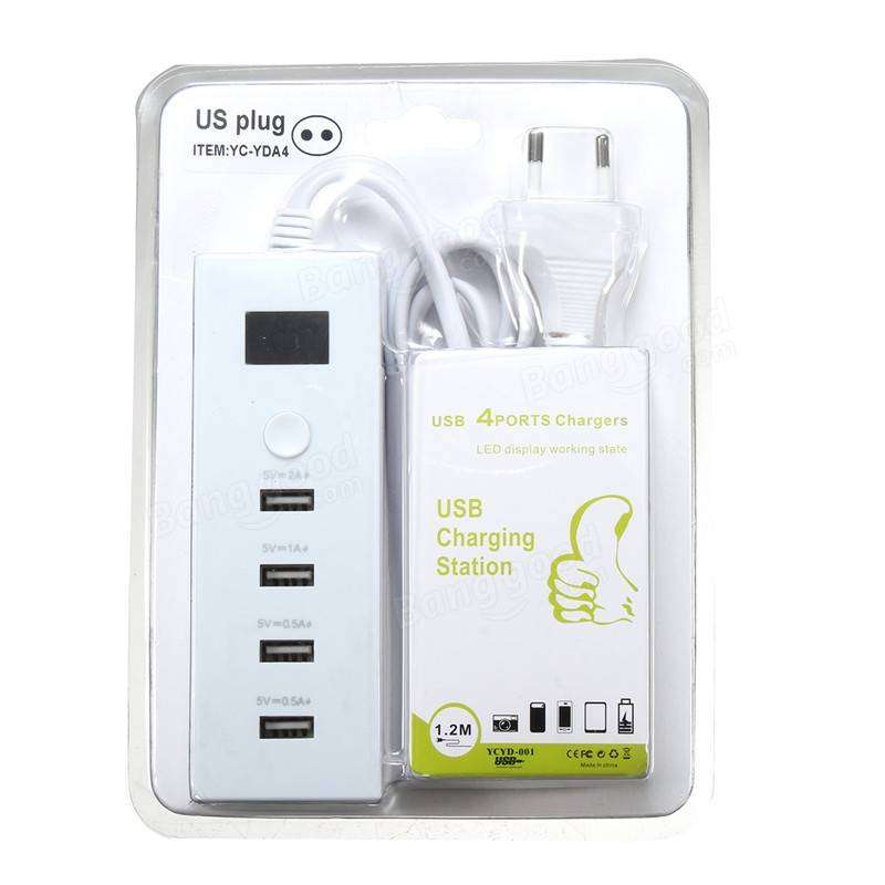 USB 4 PORT CHARGER